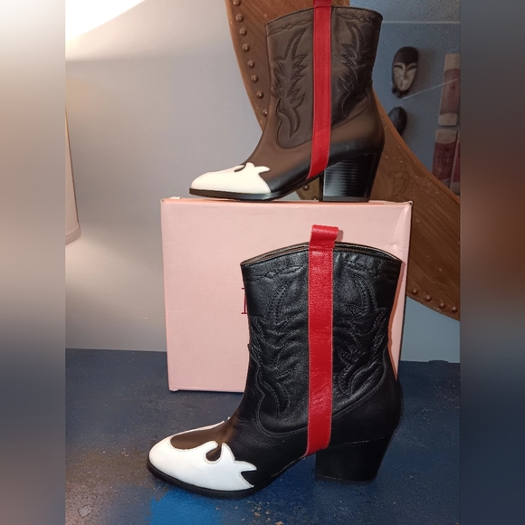 Pixy leather cowboy boots - Picture 5 of 5